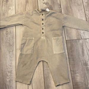 Zara gender neutral long sleeve jumpsuit